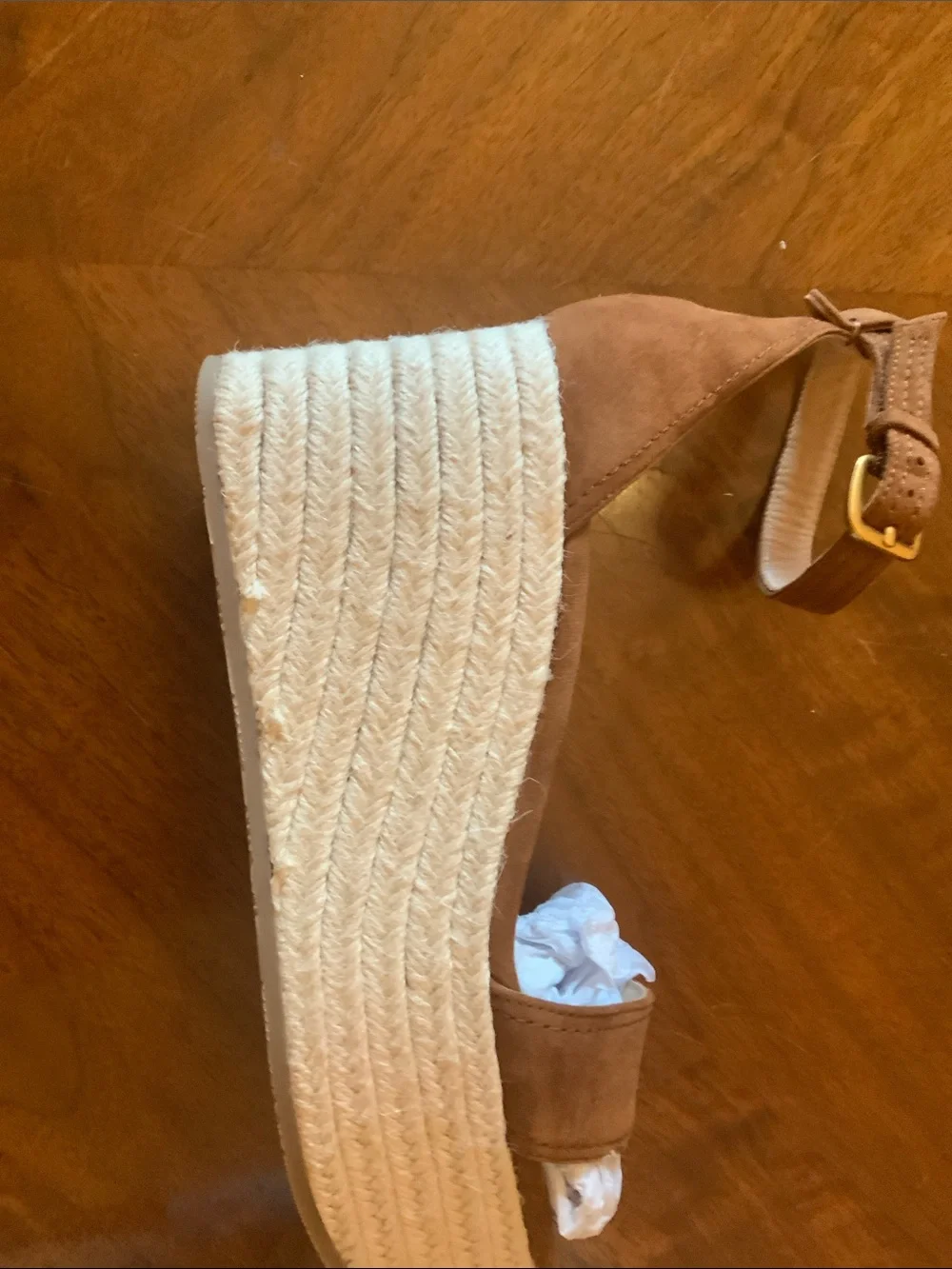 Veronica Beard Brown Suede Platform Espadrille Sandals